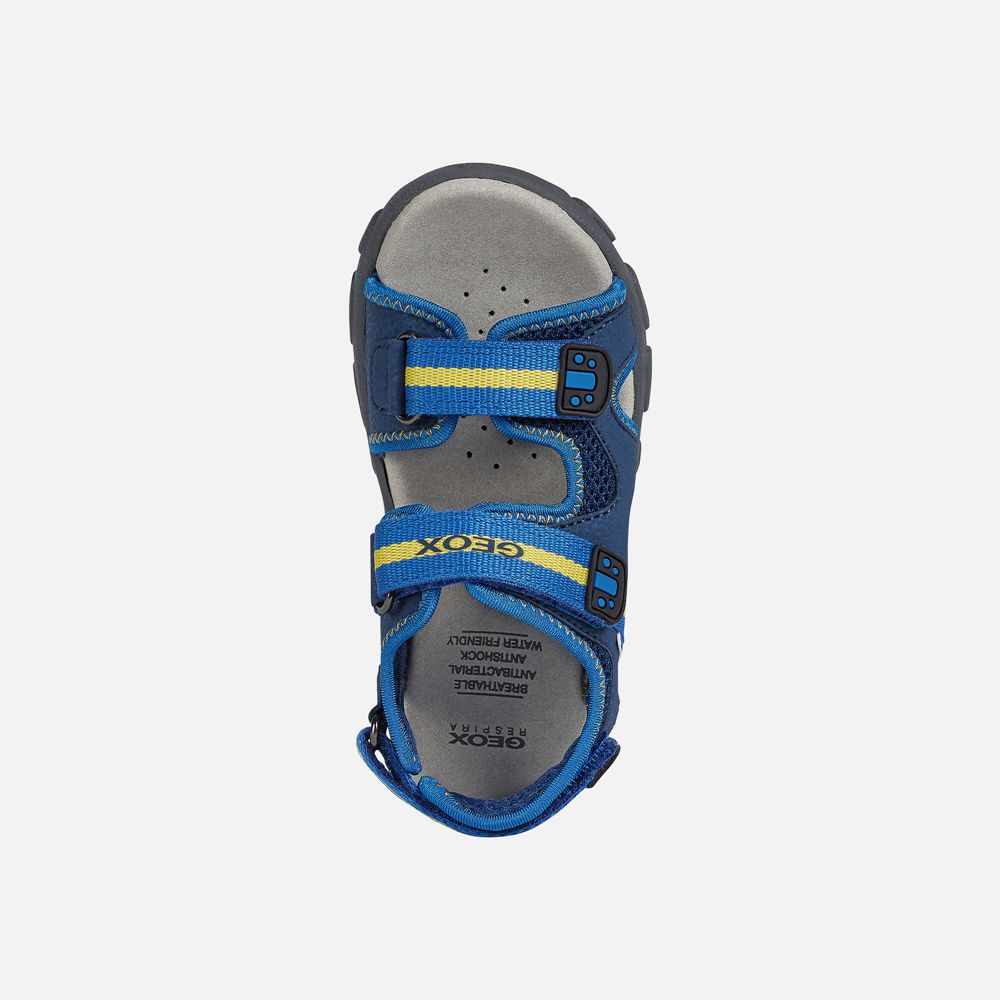 Sandales Geox Strada - Bleu - Garcon 956874-OYM